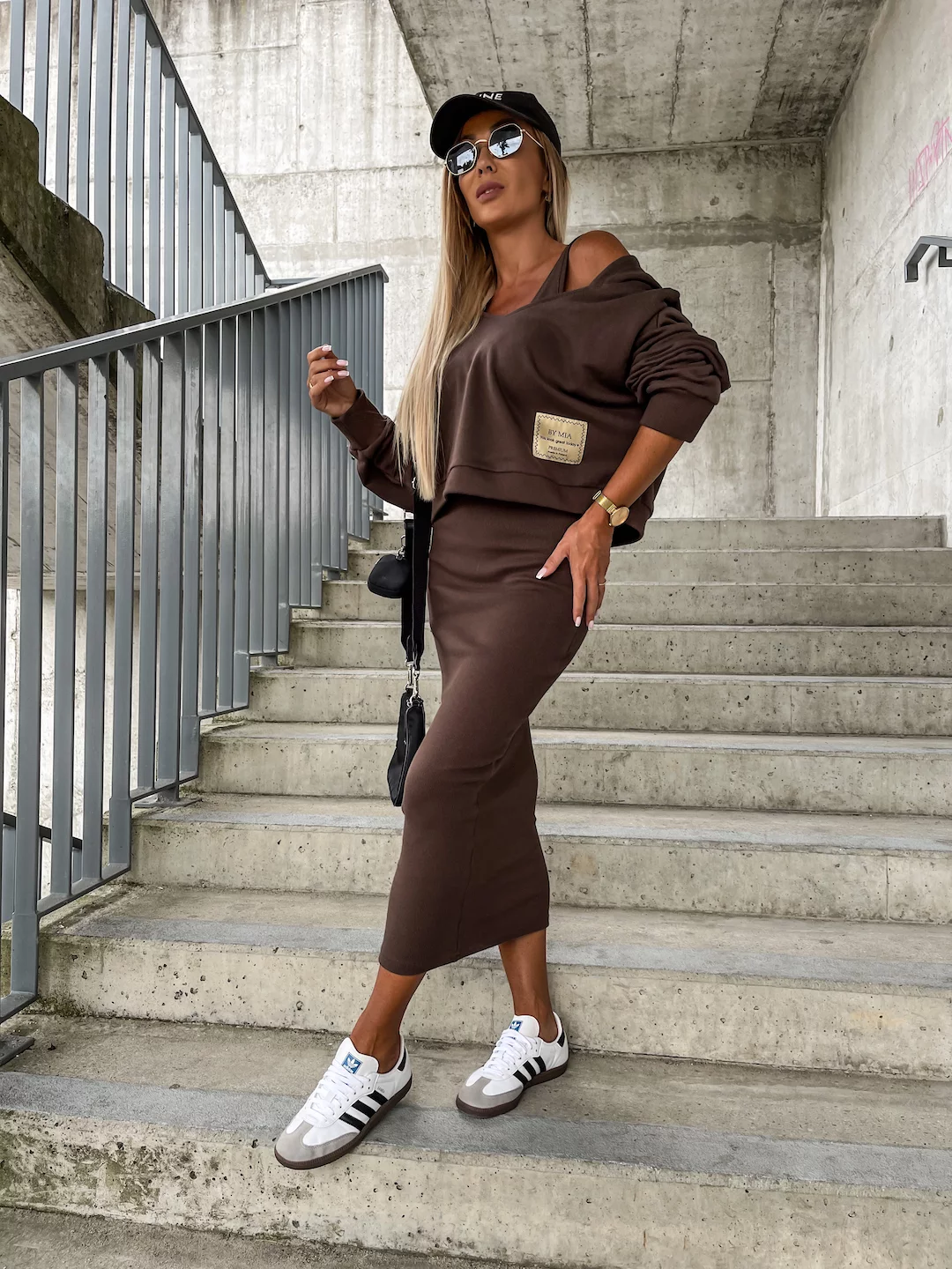 Xena® | Stylowy komplet sukienka i bluza