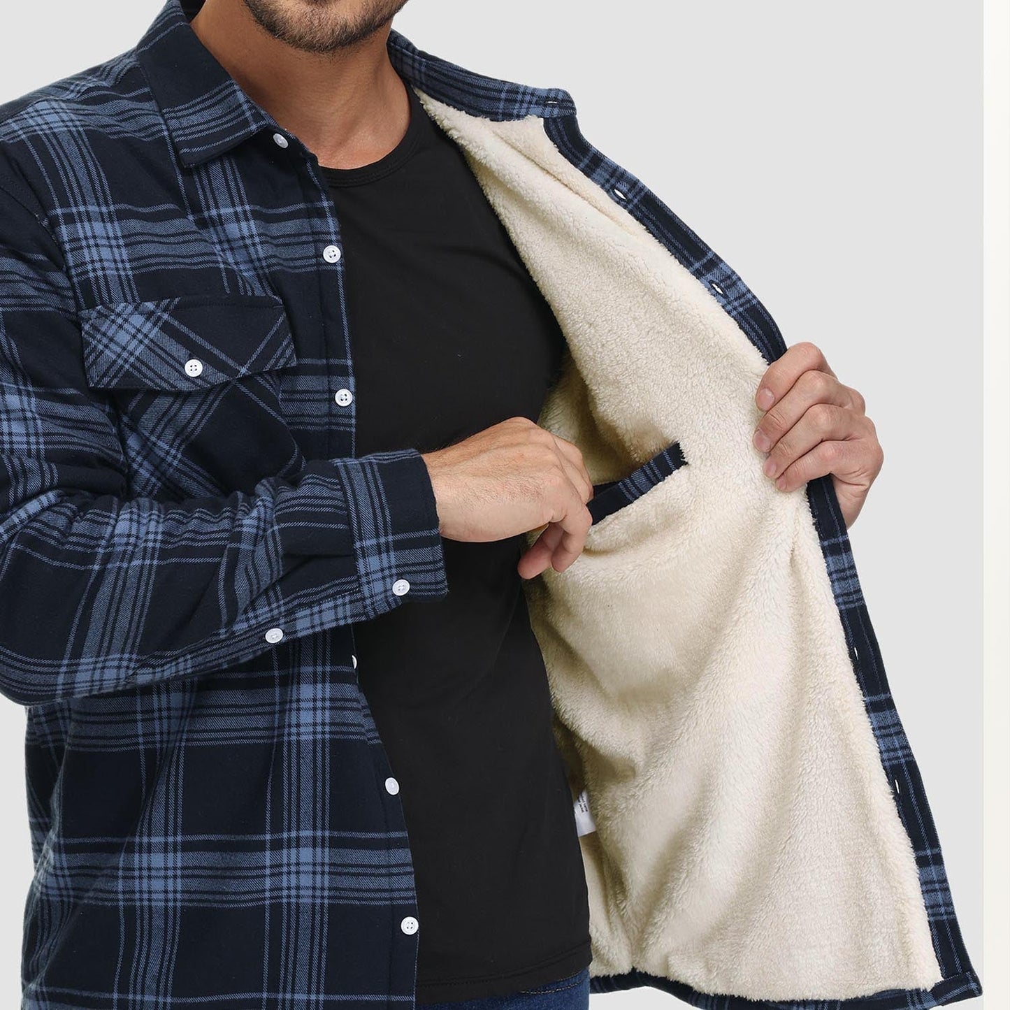 Emiliano – Bluza Herren-Sherpa-Polar